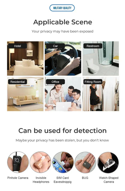 Multi-function K18 K88 Anti-spy Detector GPS Signal Lens Tracker Detect GSM Finder RF Tracker Wireless Camera Lens Device Finder