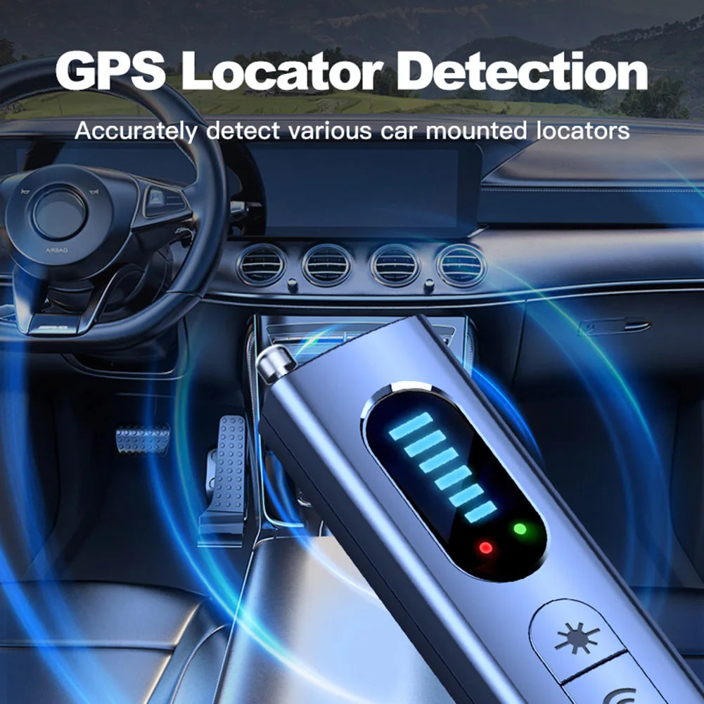 Mini Camera Detector  Anti-Spy Car GPS Tracker Listening Device Bug RF Wireless All Signal Scanner Gadget Security Protection