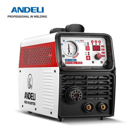 ANDELI Plasma Cutting Machine Bulit in Air Pump HF Pilot Arc Non-contact Cutting IGBT Inverter Plasma Cutter 110/220V